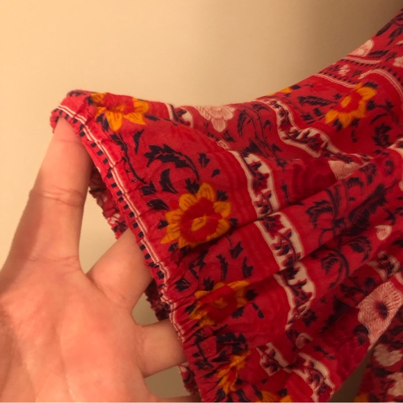 WALKER & WADE Red Carrie Floral Meadows Maxi Dress sz XL - Picture 12 of 15